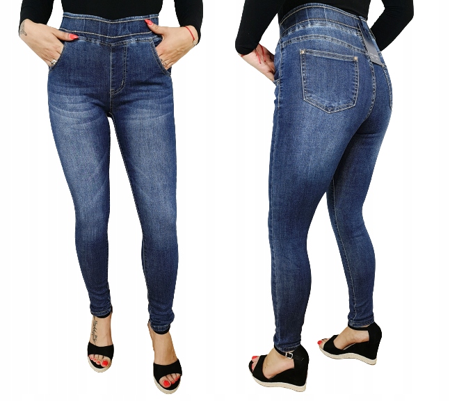 Женские джинсовые брюки на резинке TREGGINSY