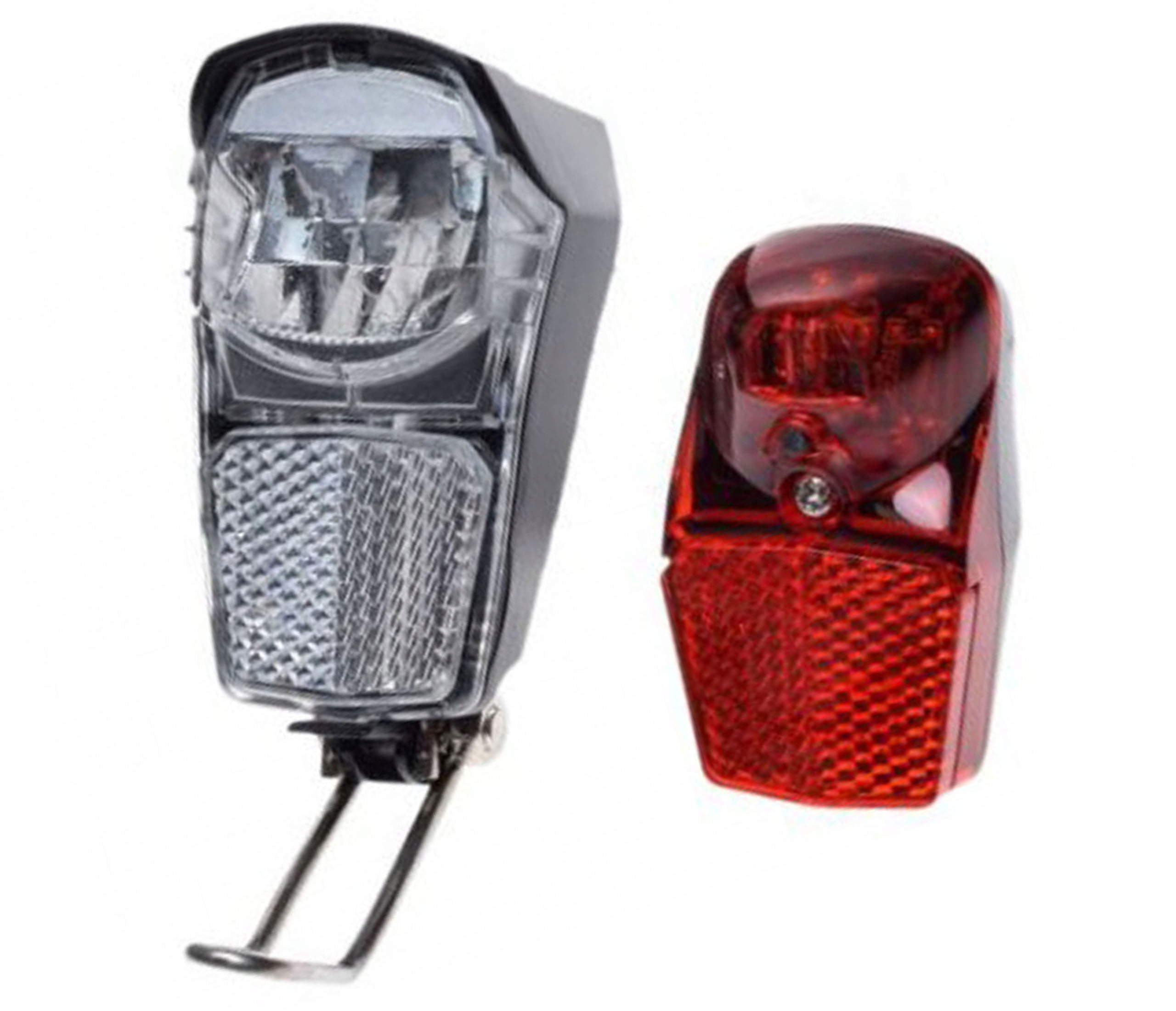 

Lampa Rowerowa Przód + Tył Led Tryb 20/10 Lux Aaa