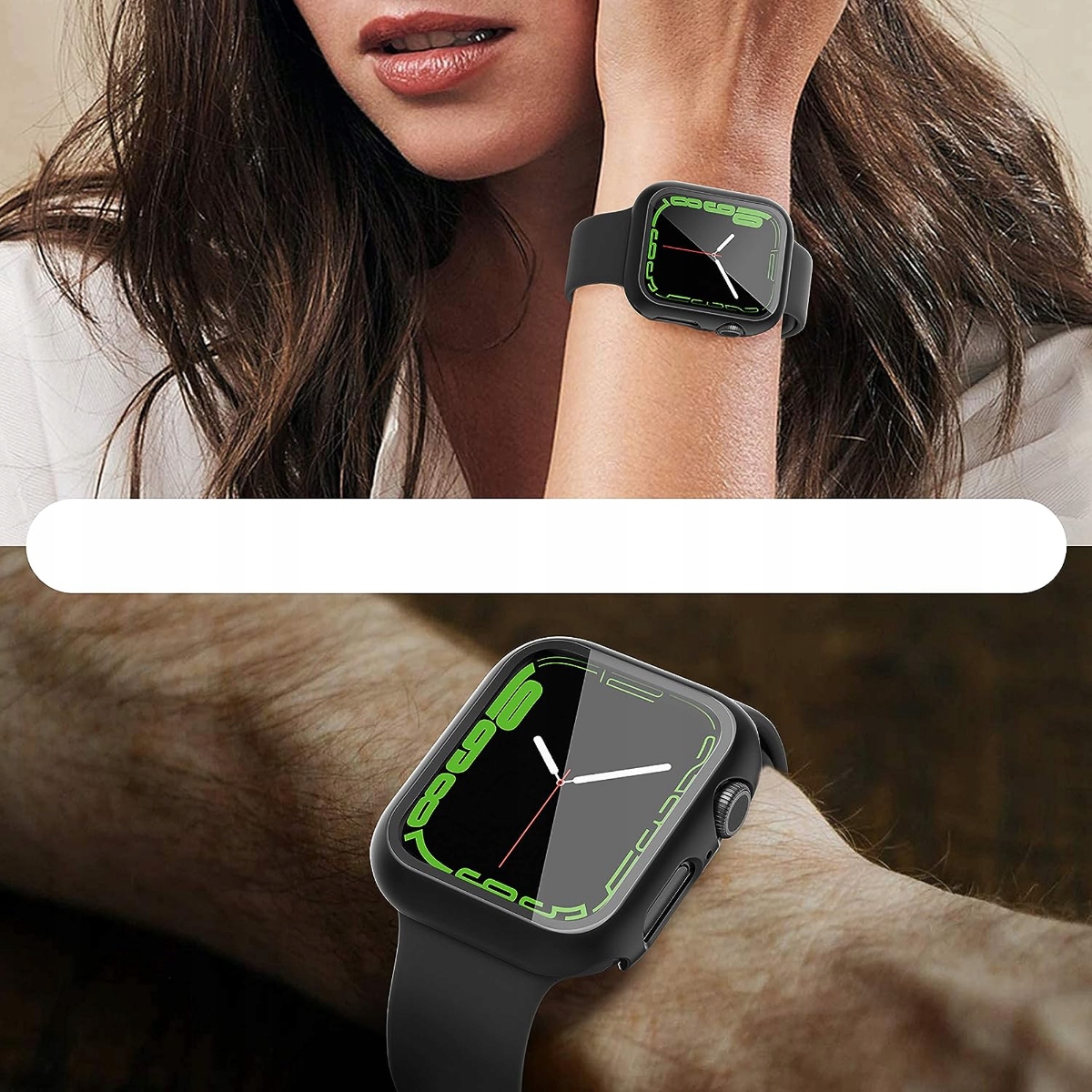 CASE + SZKŁO DO APPLE WATCH SE 6 5 4 - 40mm 2W1 KOLORY RAMKA COVER Marka 4TechGoods