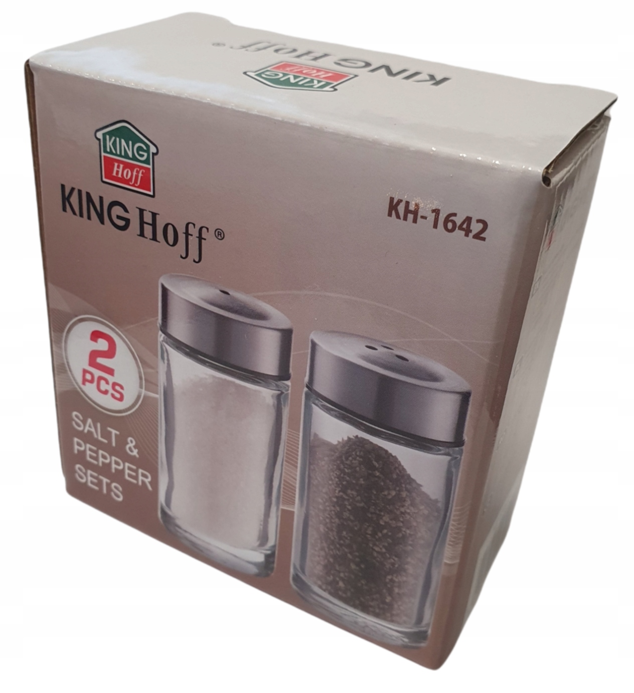 SOLNICZKA i PIEPRZNICZKA SZKLANA ZESTAW SÓL PIEPRZ Rodzaj solniczka i pieprzniczka