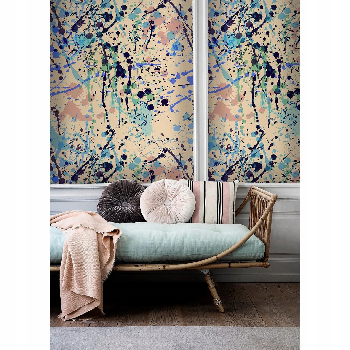 

Tapeta ścienna Kolorowe plamy abstrakcja 208x146cm