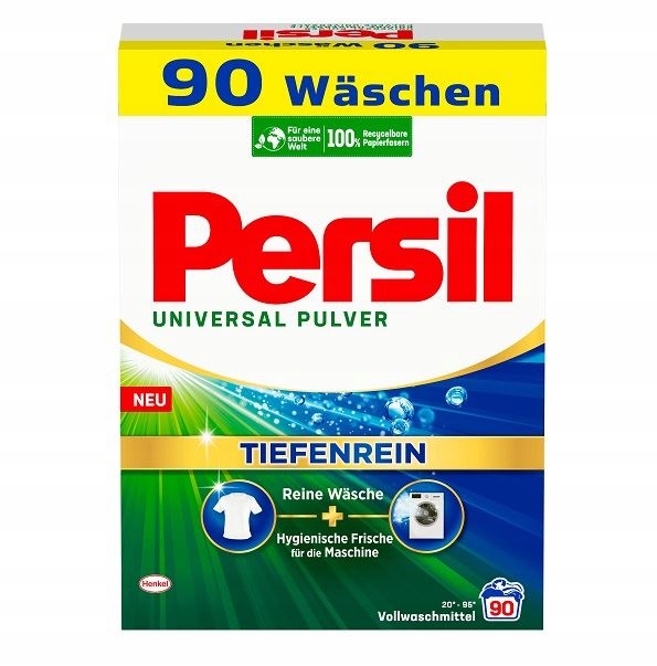 Levně Persil Prací prášek Univerzální 90praní Německý 5,4kg