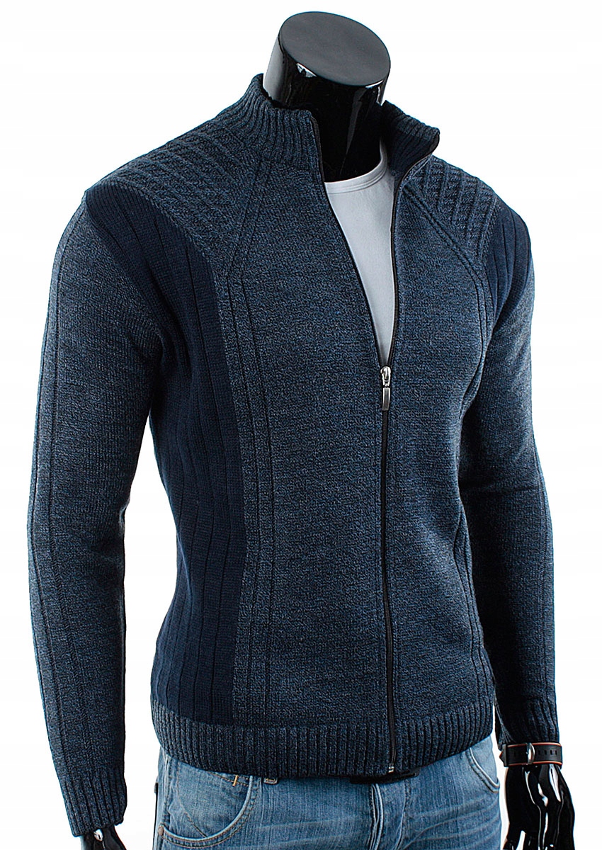 

Sweter Rozpinany Suwak N58 Granat__L___POLSKA