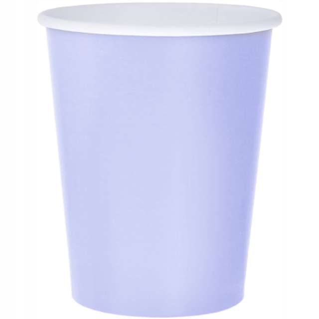 KUBECZKI papierowe KLASYCZNE lawendowe FIOLET