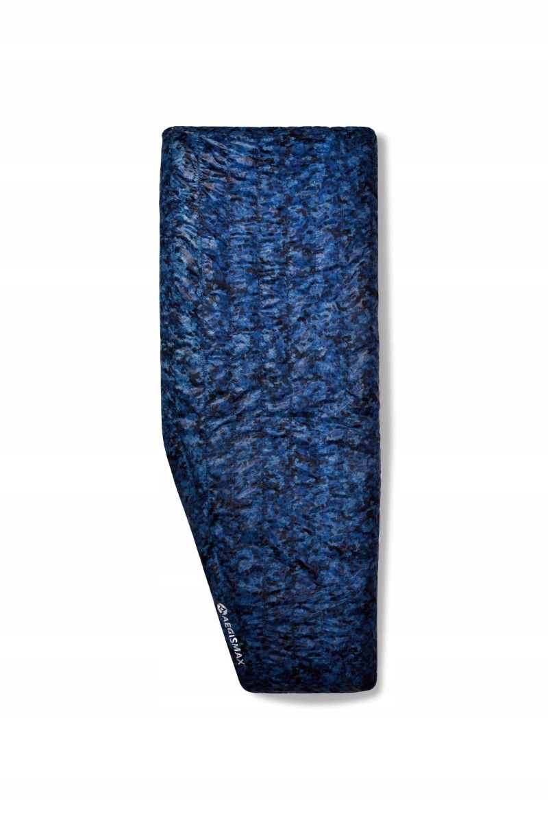Aegismax Péřový trekingový spací pytel Micro Long, tmavě modrý