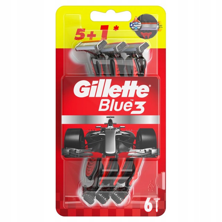 

Jednorazowe Maszynki Gillette BLUE3 6 Szt Orygina