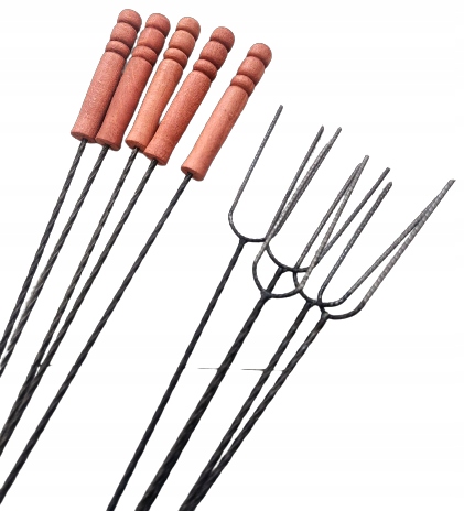 WIDEŁKI KIJE NA OGNISKO NIERDZ.150 10szt+ WIESZAK Liczba sztuk w opakowaniu 10 szt.