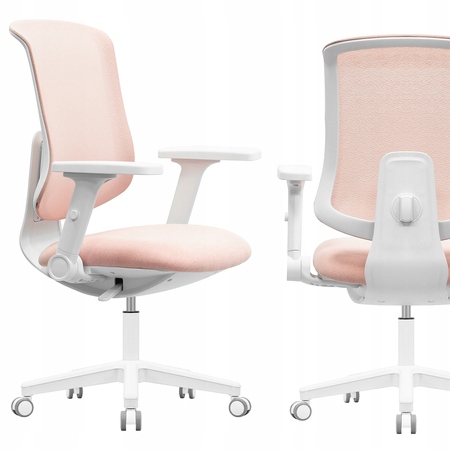 Fotel biurowy obrotowy Spacetronik Retto 20 Różowy