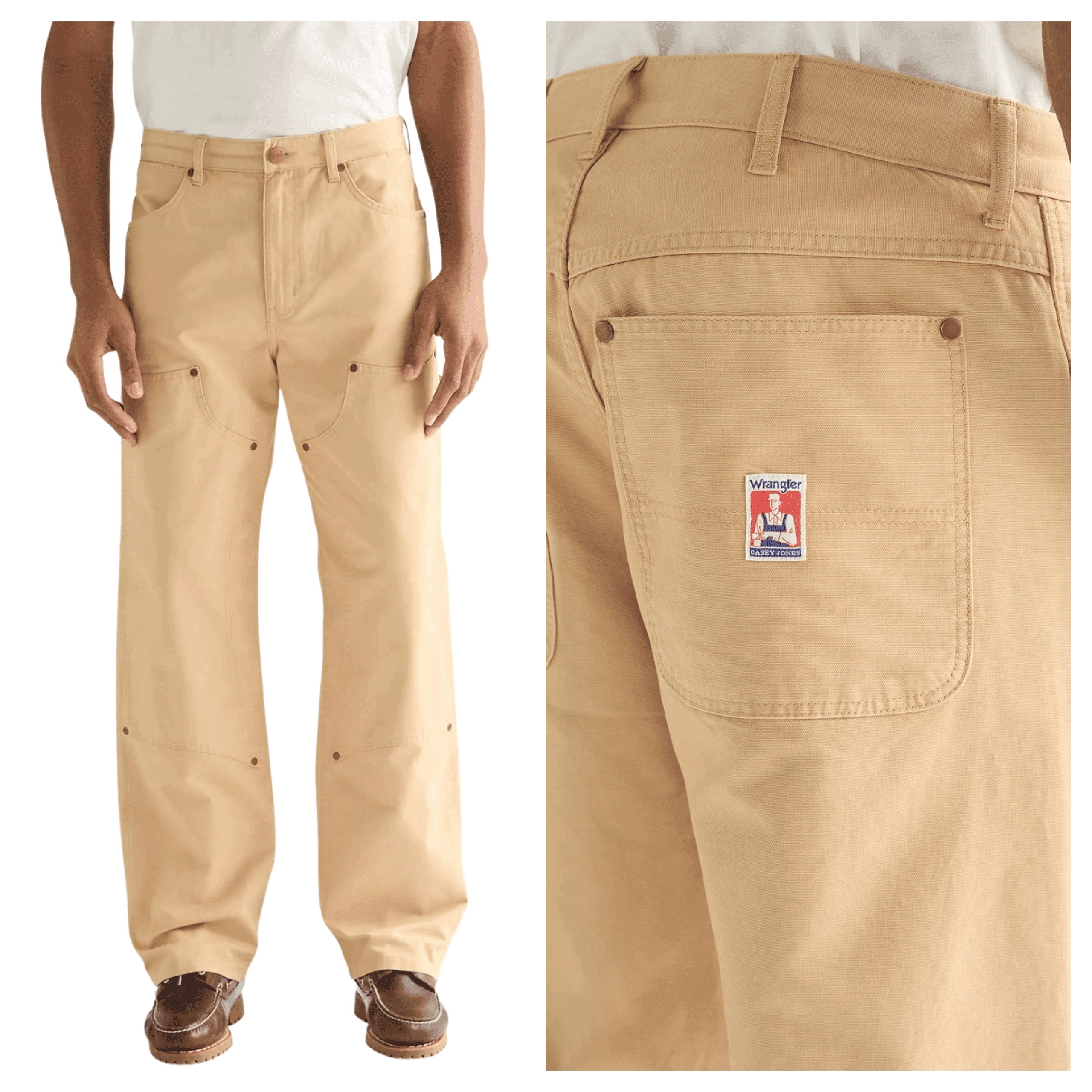 Pánské kalhoty Wrangler Double Knee Carpenter Loose Fit W32 L32