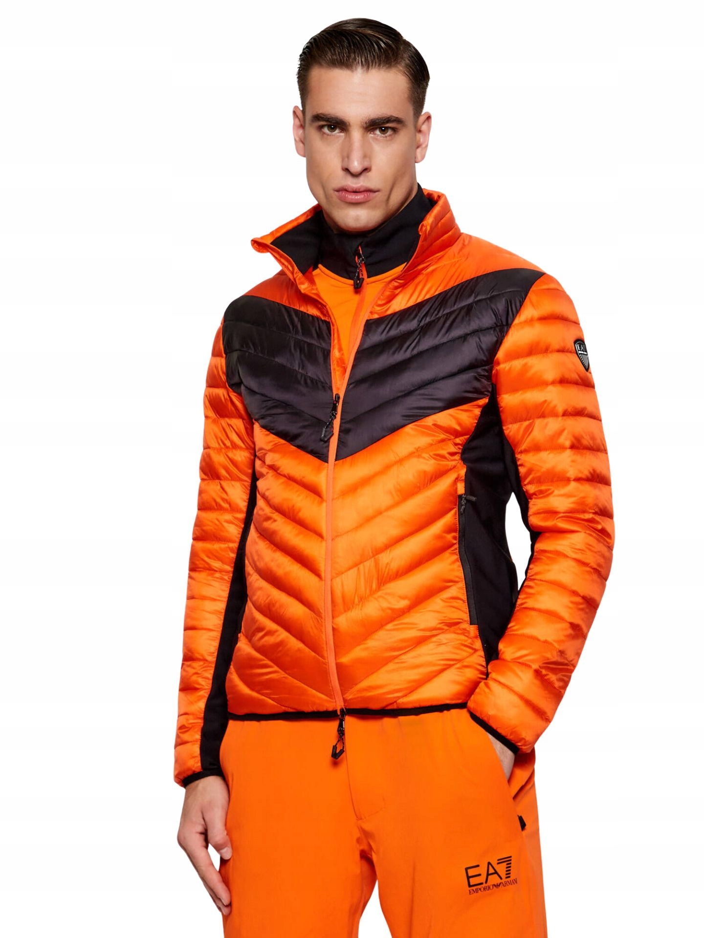 Pánská bunda EA7 Emporio Armani Kitzbühel Light Padded Flame XL