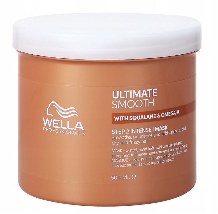 Wella Ultimate Smooth odżywcza maska do włosów suchych puszących się 500ml
