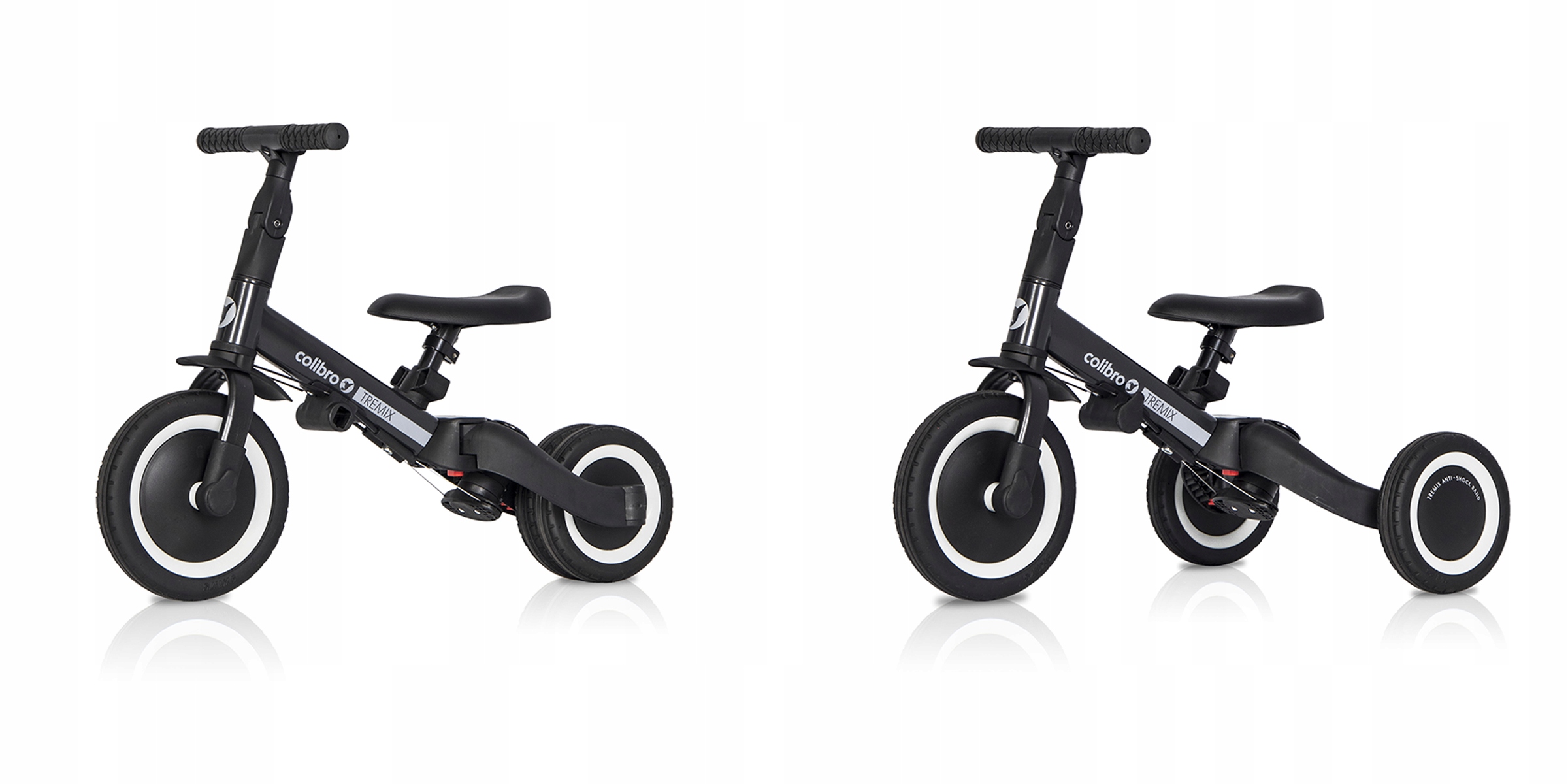 Detský bicykel TREMIX UP 6v1 PROWANIK +++ Model Balančný bicykel trojkolesový pojazd pre deti 6v1 Colibro Tremix UP pre dievča pre chlapca