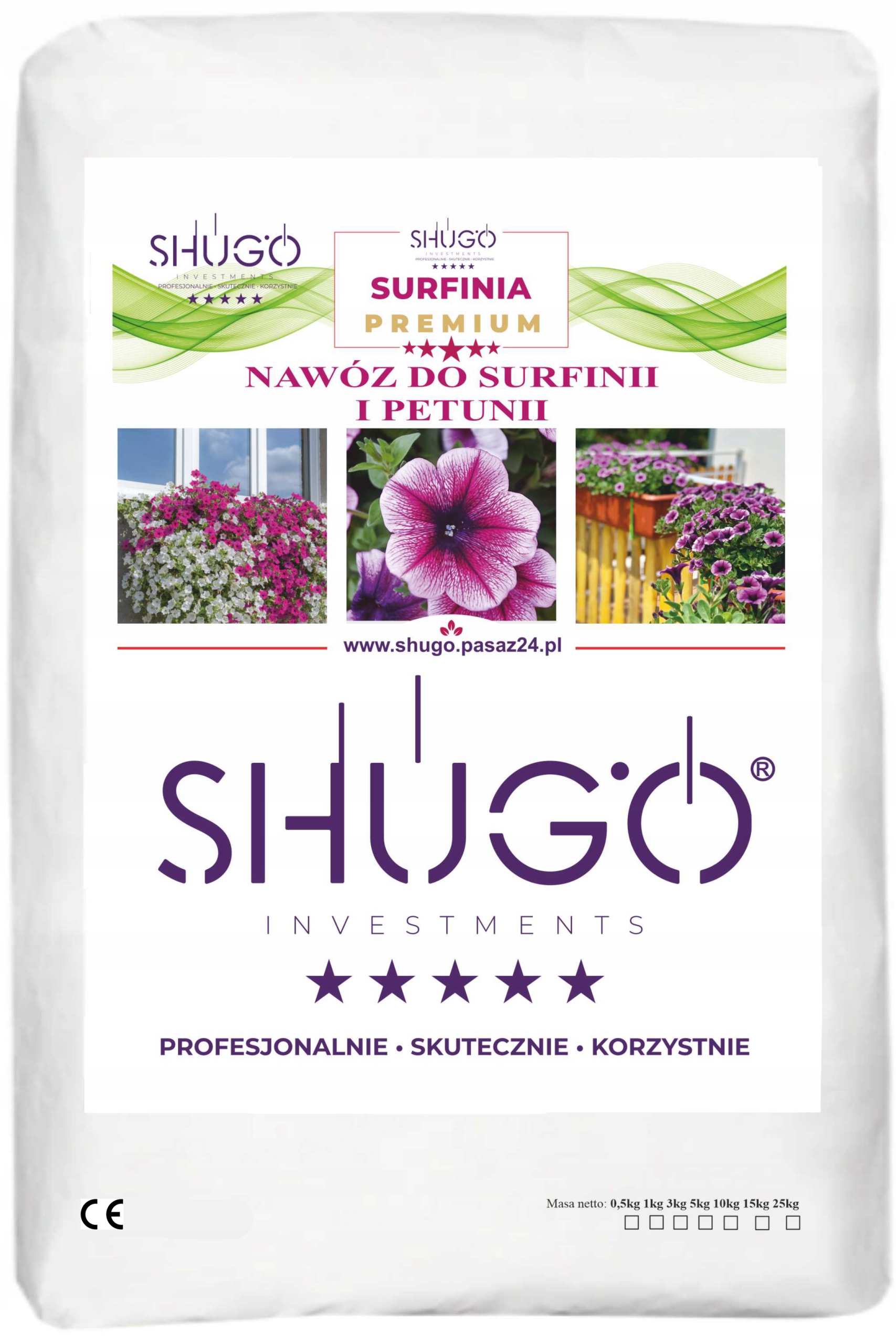 Nawóz Premium do Surfinii Pelargonii 10 kg – Kwitnący Raj w Twoim Ogrodzie!