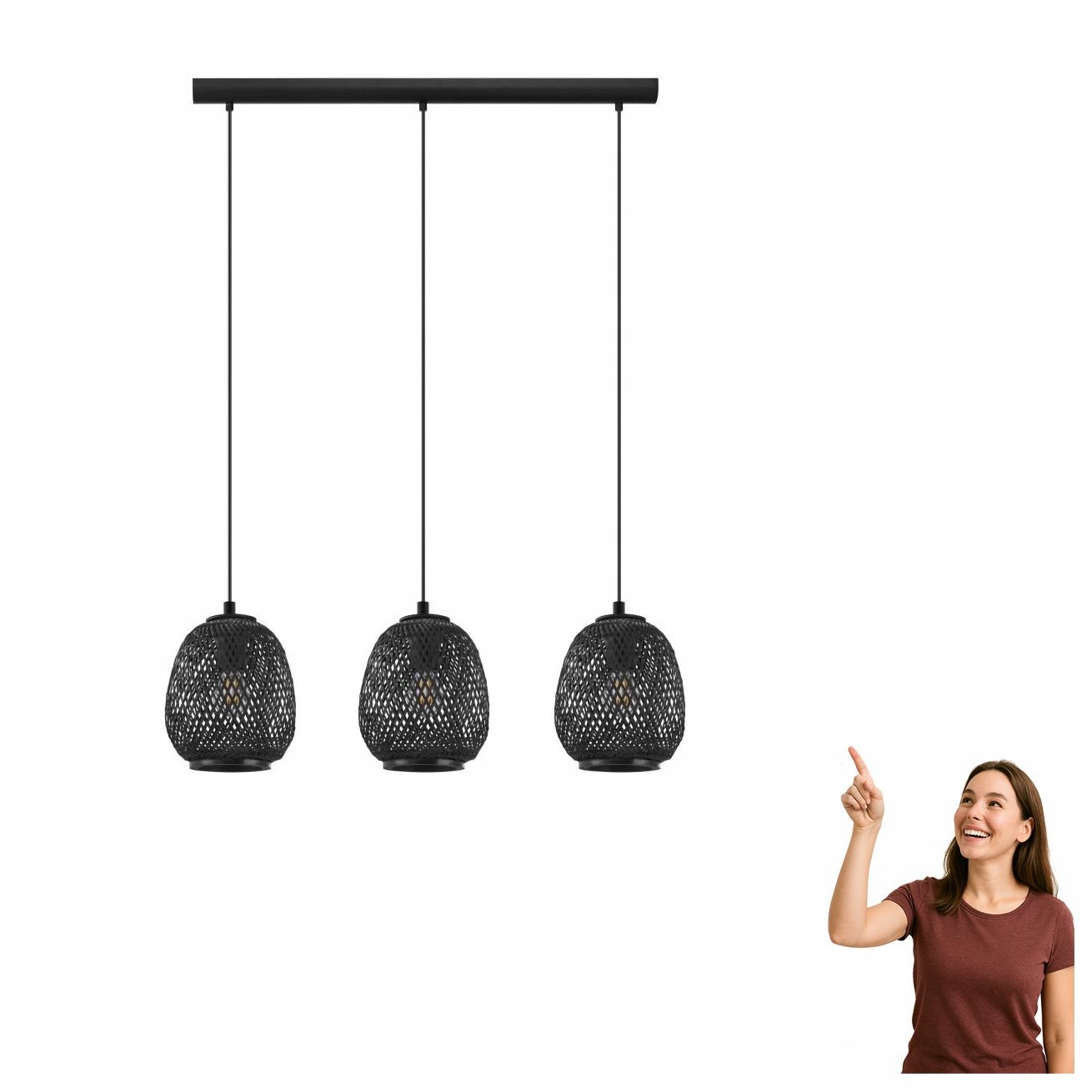 Závesná lampa Dembleby 1 43266 Eglo