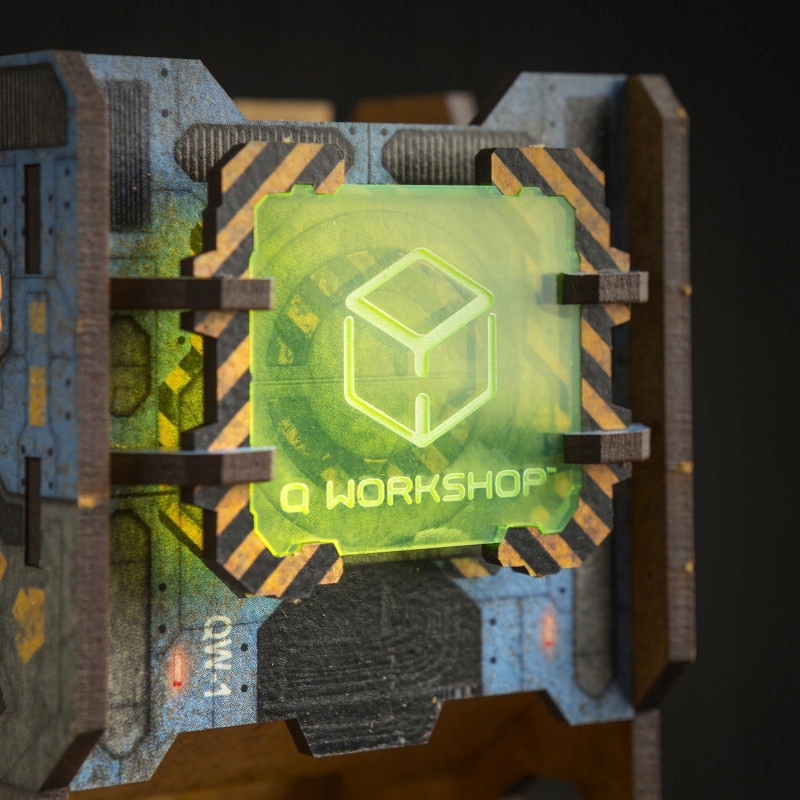 Dice Tower - Tech (kolorowa) wieża na kości Producent Q-workshop