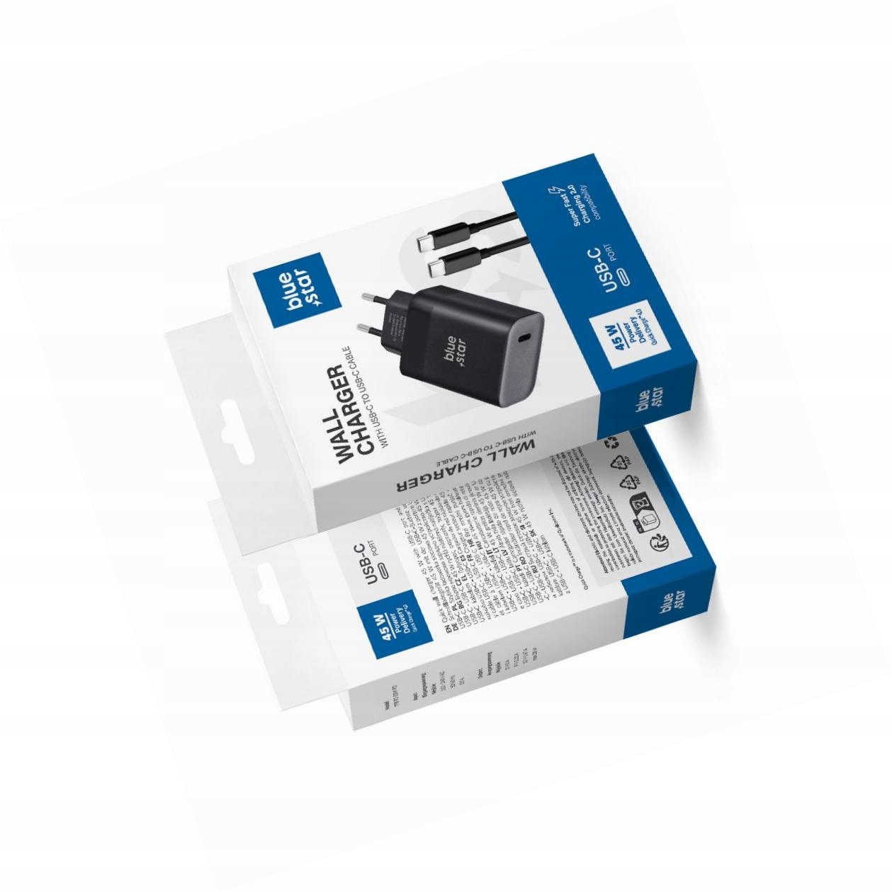 Szybka ładowarka 45W z odpinanym kablem Usb-c do Google Pixel 7 Pro