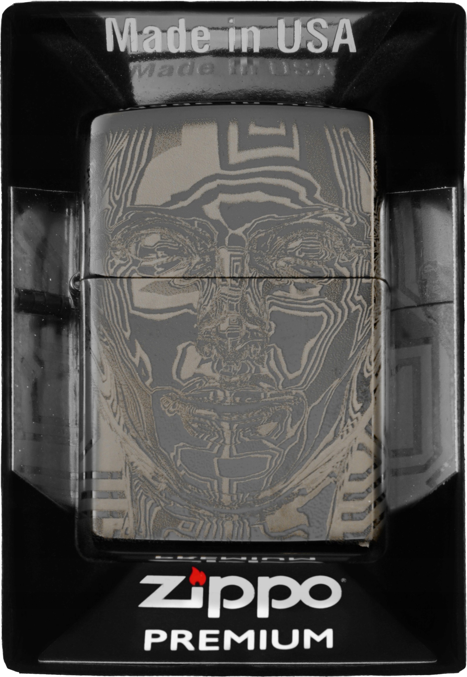 Zapalovač Zippo Metal Head Design 60007250 Větruodolný benzínový