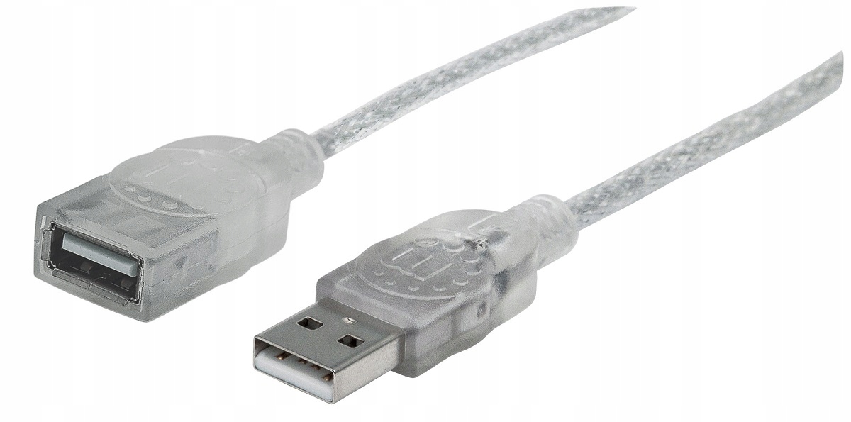 

Przedłużacz Kabel Usb 2.0 A-a M/f 1,8M Srebrny