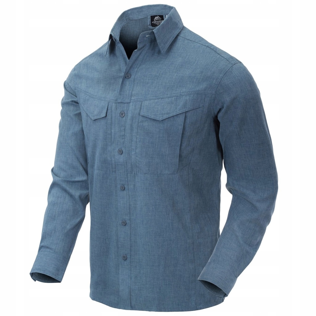 Pánská taktická košile Helikon-Tex Defender Mk2 Gentleman Melange Blue 3XL