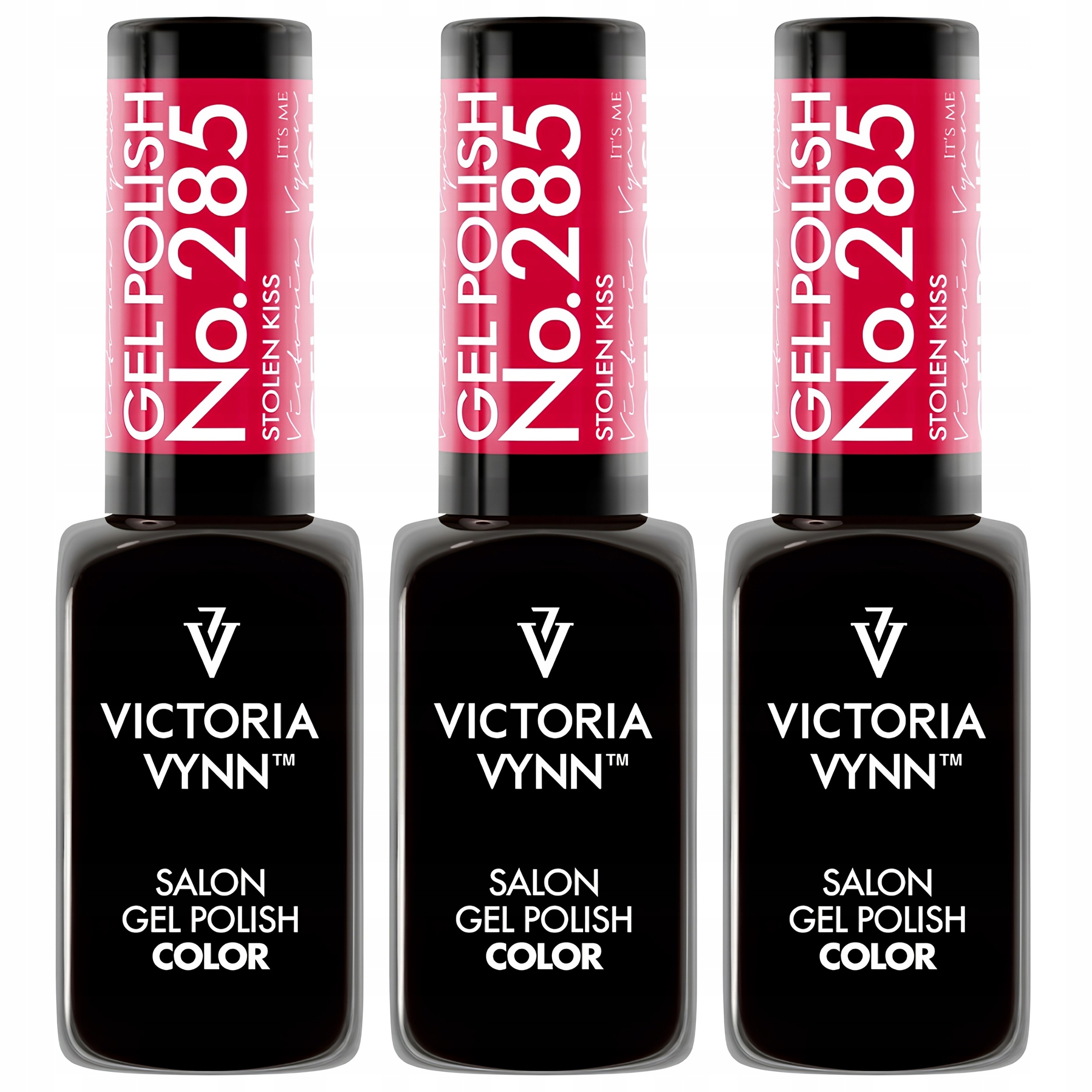 3 x Gel Polish 285 Stolen Kiss Hybridní lak Trvalý Victoria Vynn 8 ml