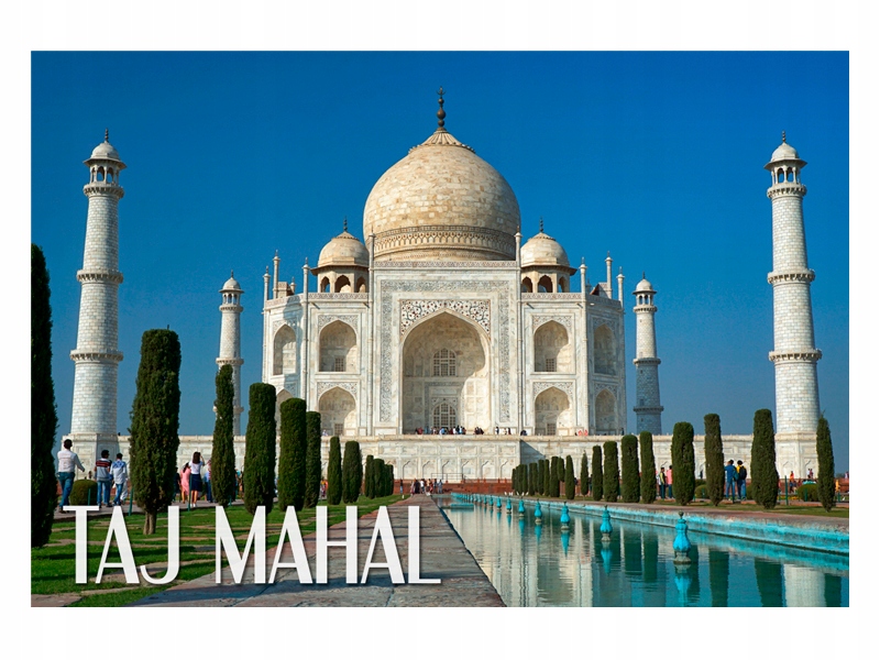 

Indie Taj Mahal Mauzoleum Magnes na lodówkę