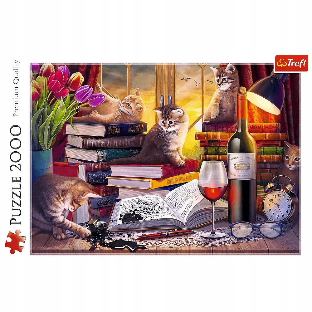 PUZZLE 2000 KOCI WIECZÓR 27126