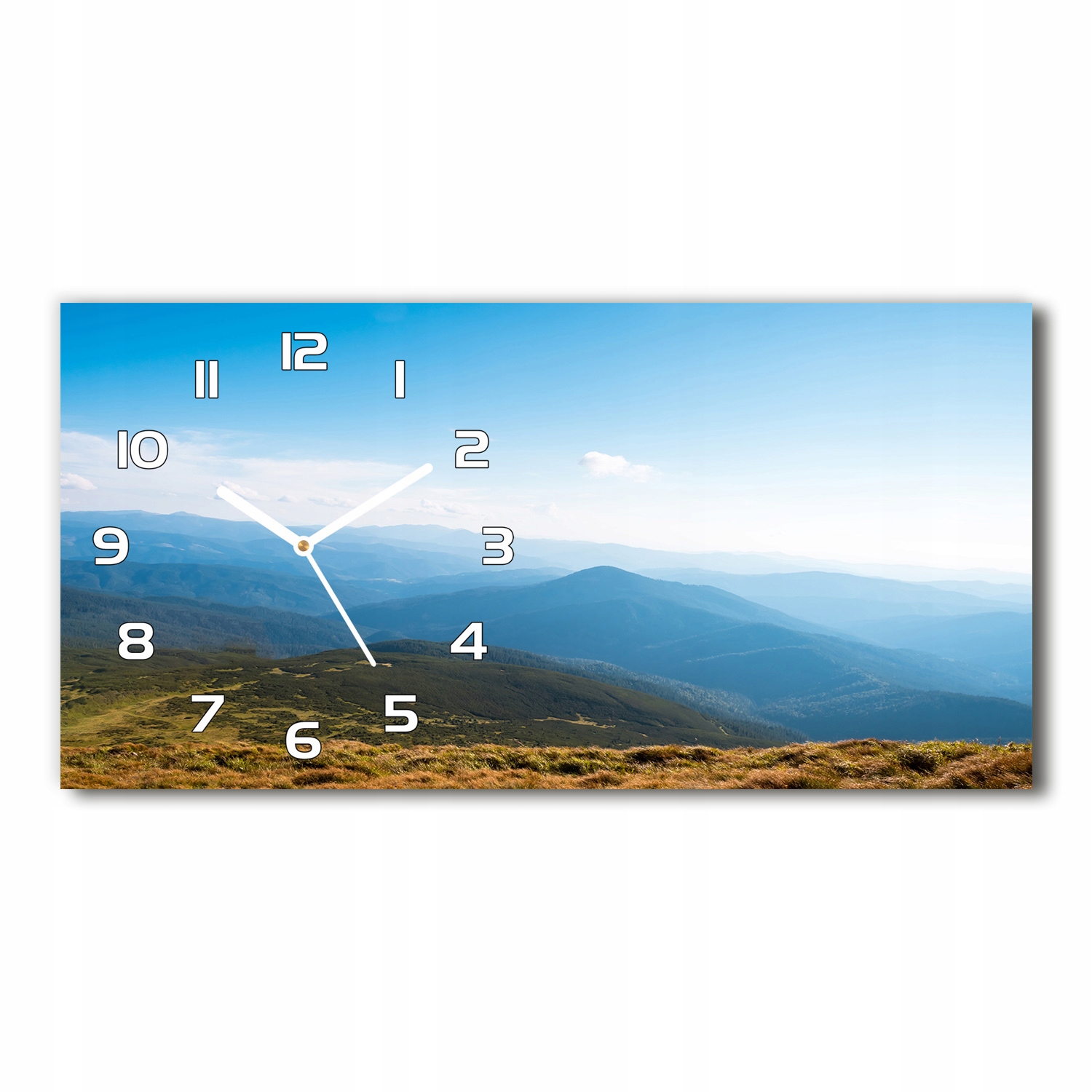 

Zegar ścienny szklany Park narodowy Tatry 60x30 cm