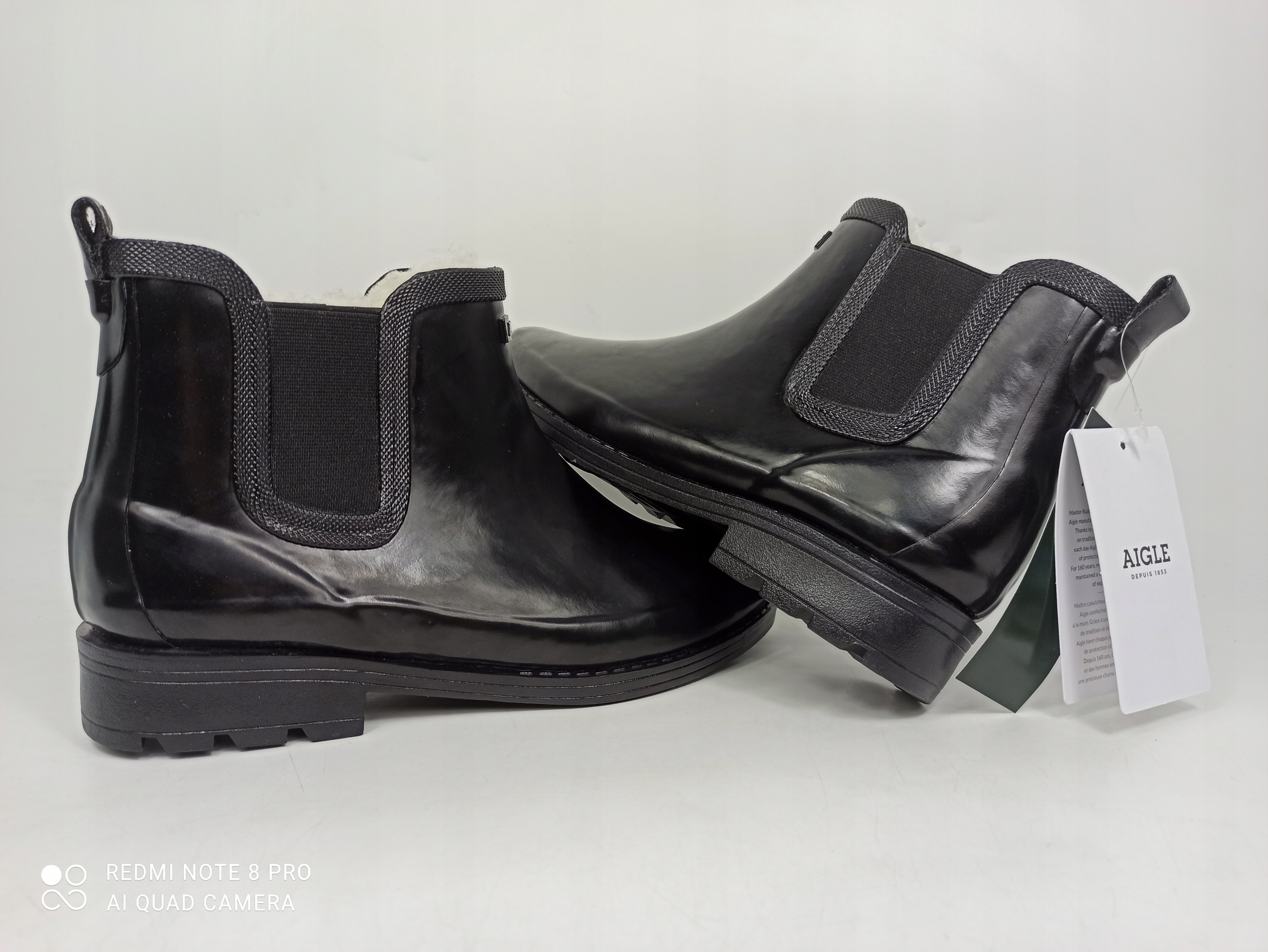 Aigle CARVILLE - Kalosze ocieplane 40 Materiał wkładki tkanina