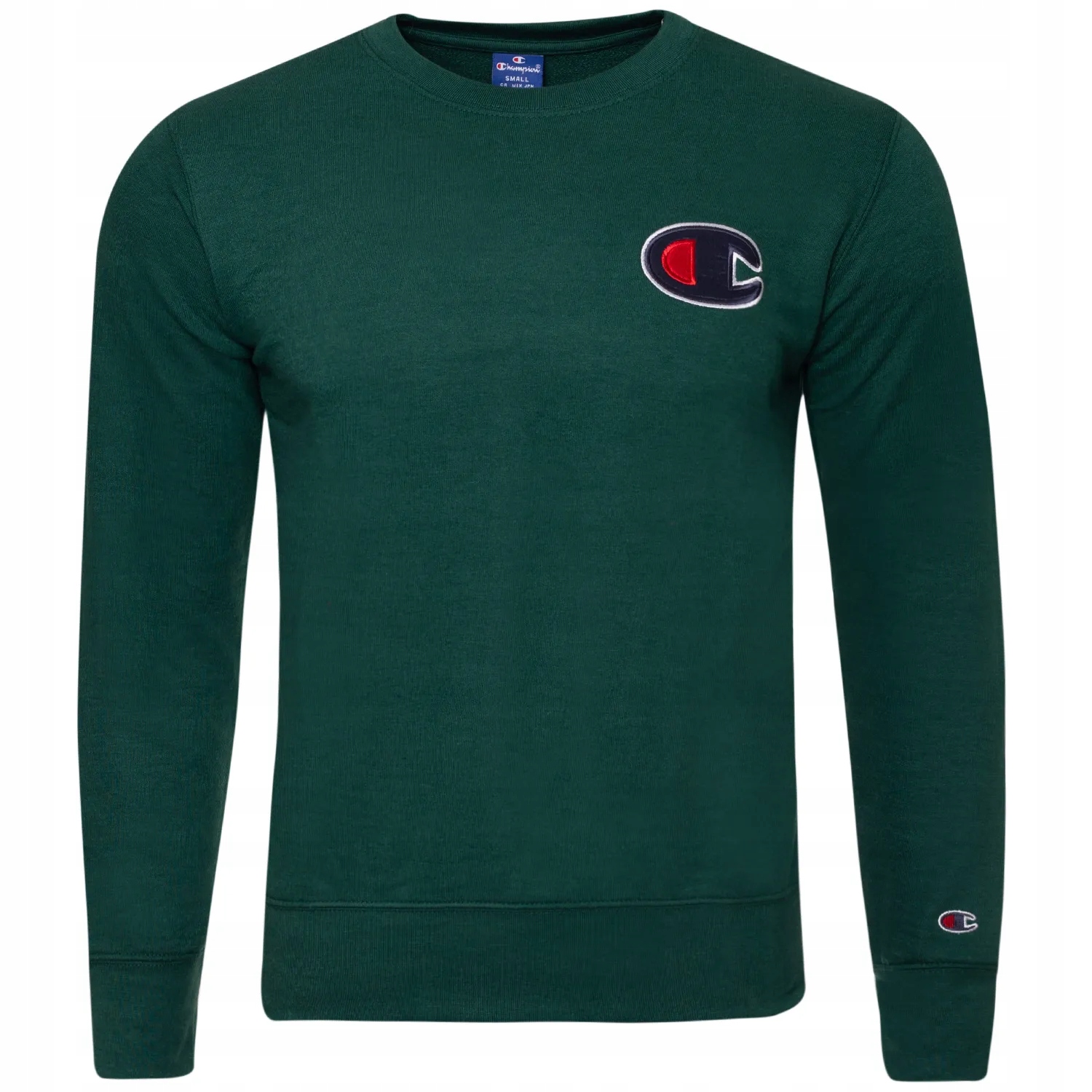 Champion pánská mikina zelená klasická bavlněná 214189-GS571 S