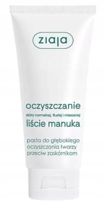 

Ziaja Liście Manuka Pasta Przeciw Zaskórnikom 75ml