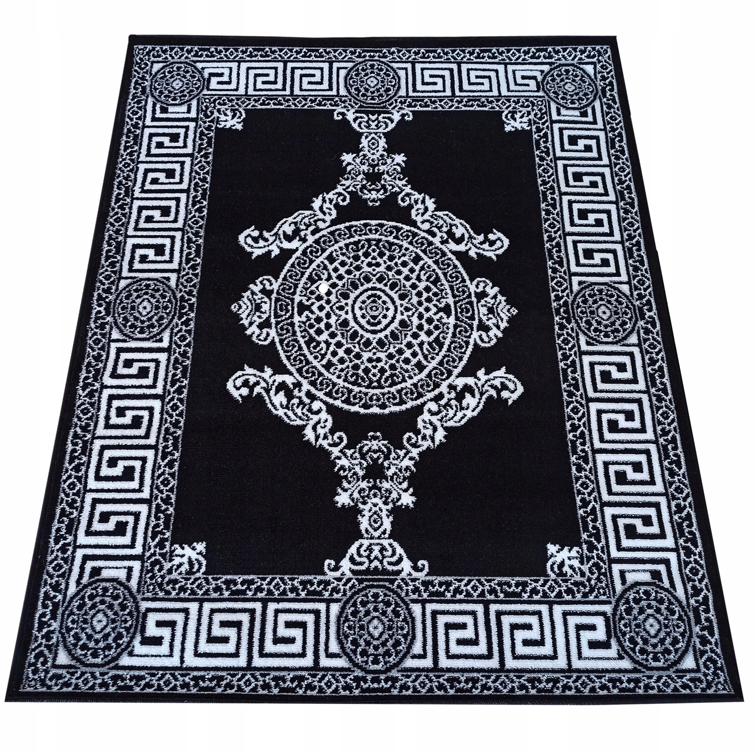 Modny dywan 120x170 Bcf Canvas Soho 11-czarno-biały