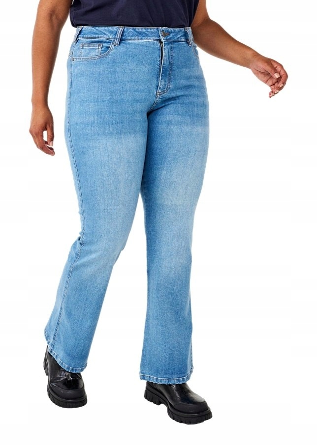 Džíny Bootcut Zizzi Klasické Modré 664C N82 44