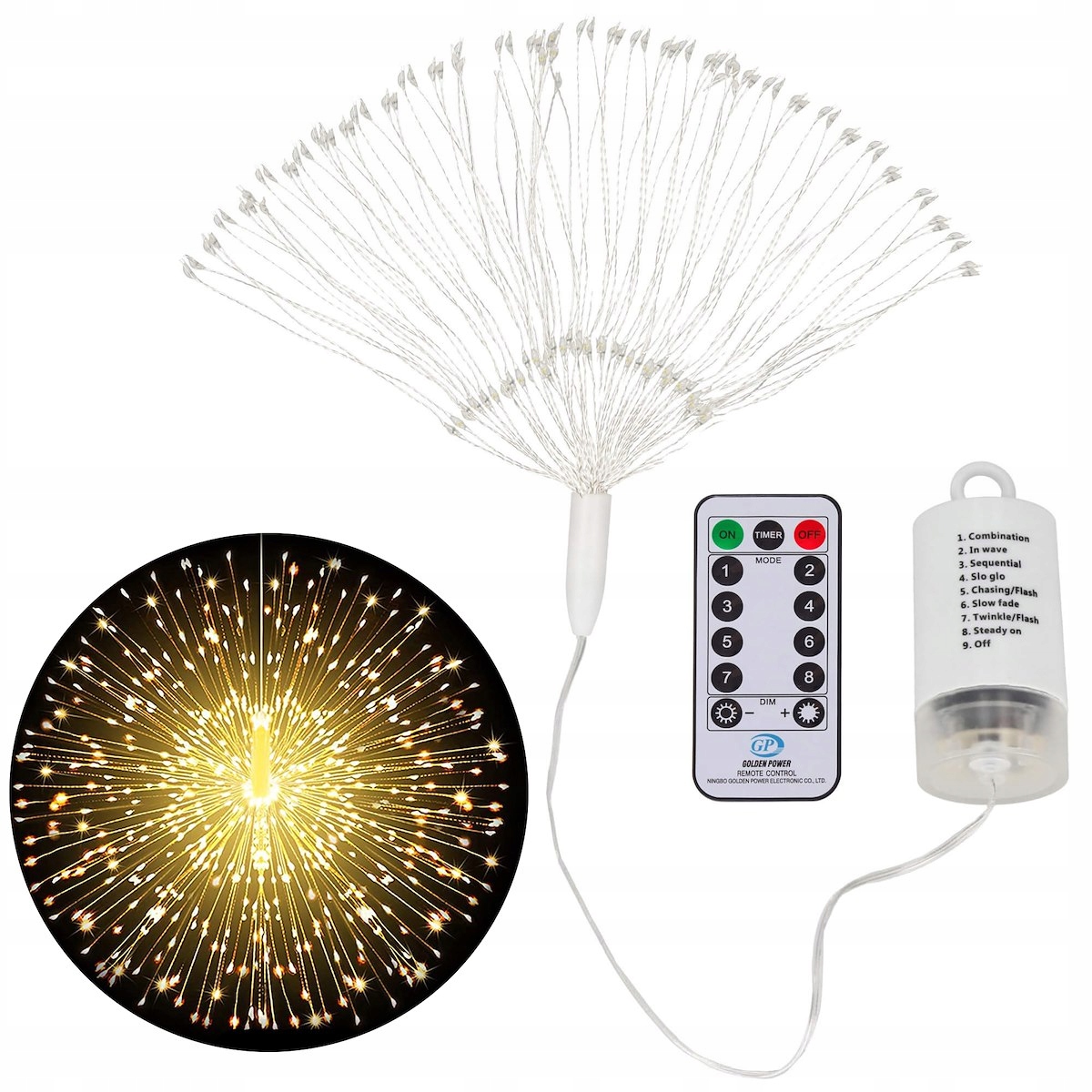 DMUCHAWIEC 3D EKSPLODUJĄCA GWIAZDA KULA 100 LED