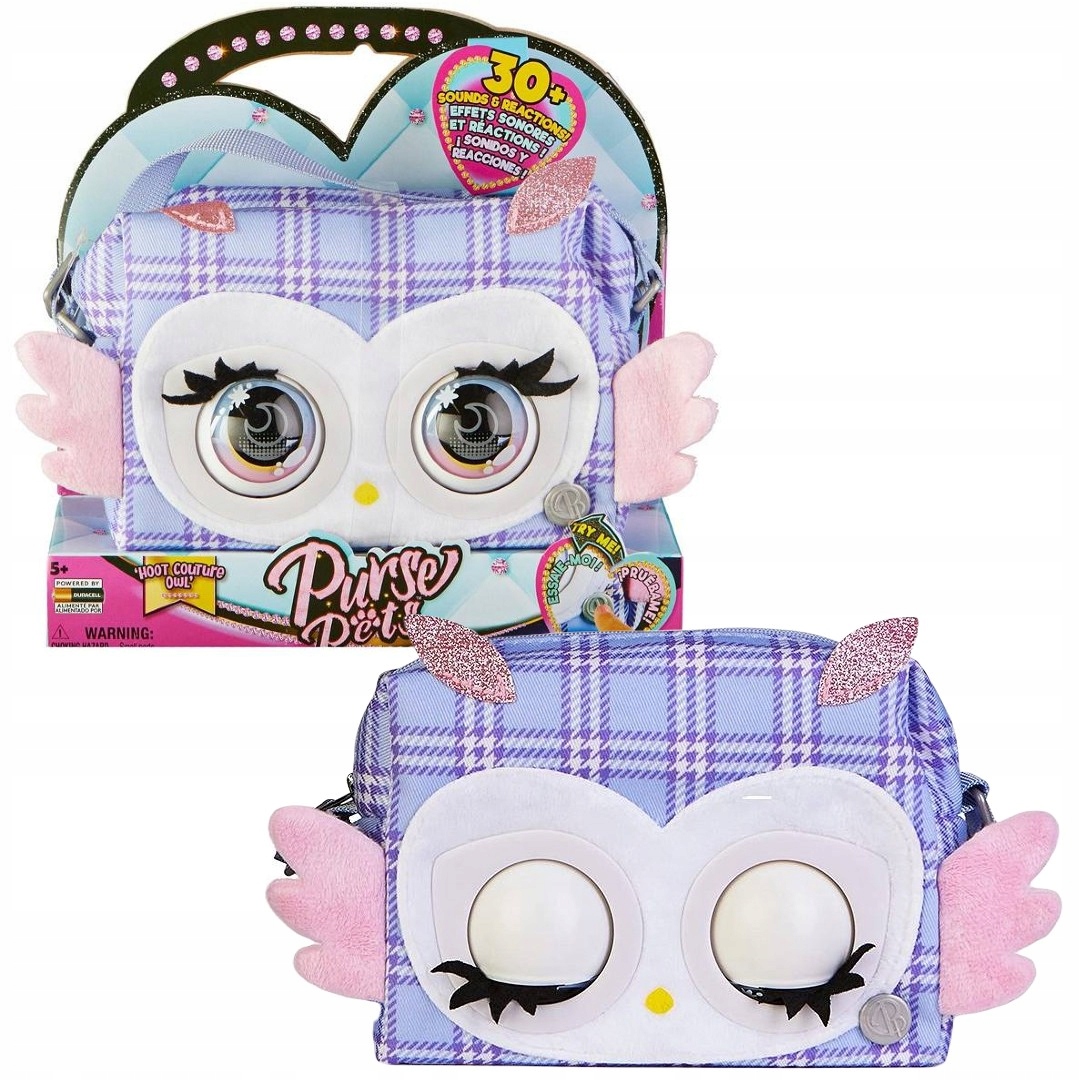 

Interaktywna Torebka Z Oczami Purse Pets Sowa