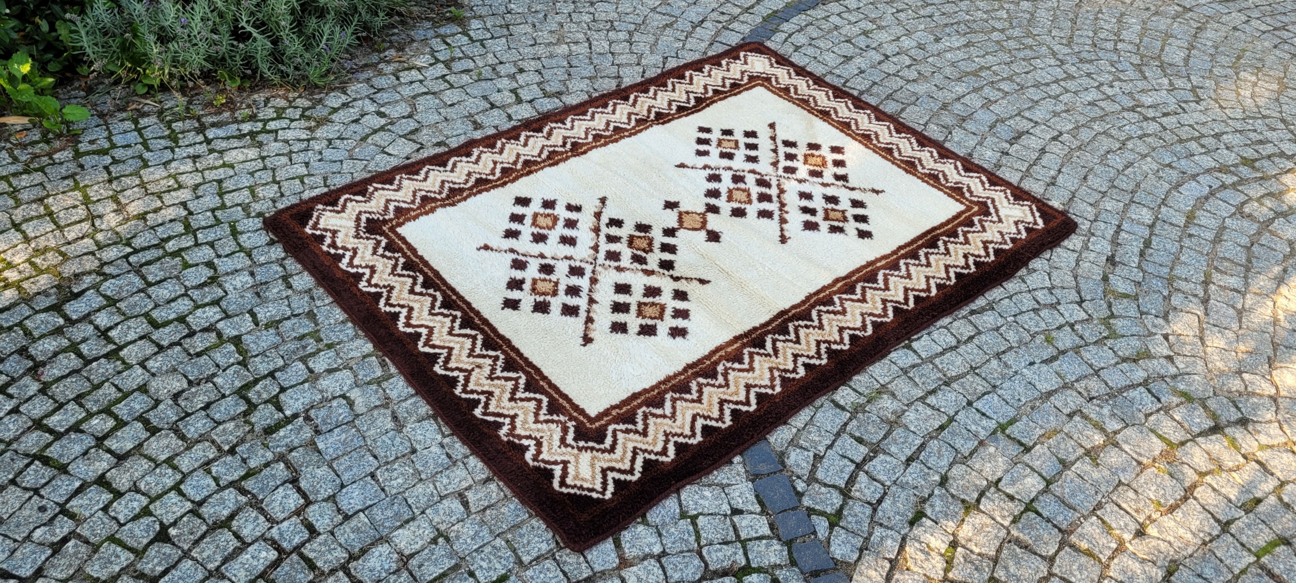 DYWAN ETNICZNY R.TKANY WEŁNA MAROKO 120/160CM