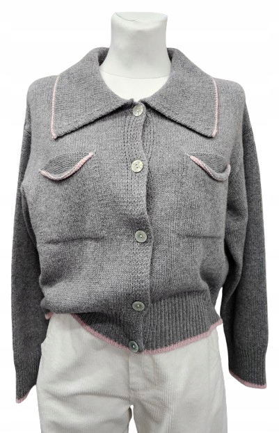 Svetr Na Knoflíky S Kašmírem Cashmere Blend-italie 229zł-179zł