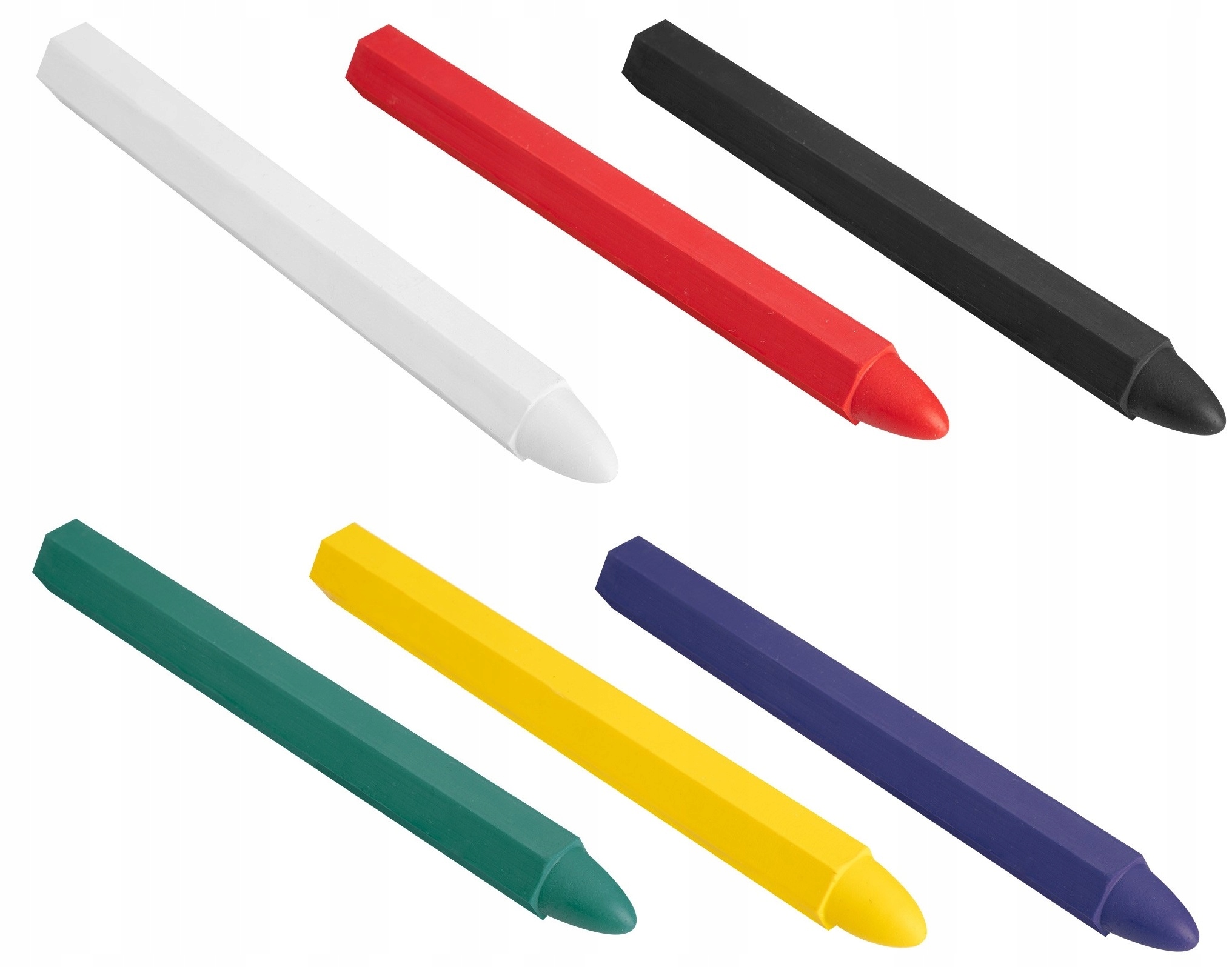 KREDA TECHNICZNA DO ZNAKOWANIA RÓŻNE KOLORY 12 SZT Stan opakowania oryginalne