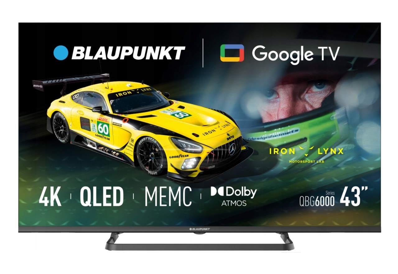 Telewizor 43'' Blaupunkt 43QBG6000S Smart Tv Qled Uhd Czarny WiFi