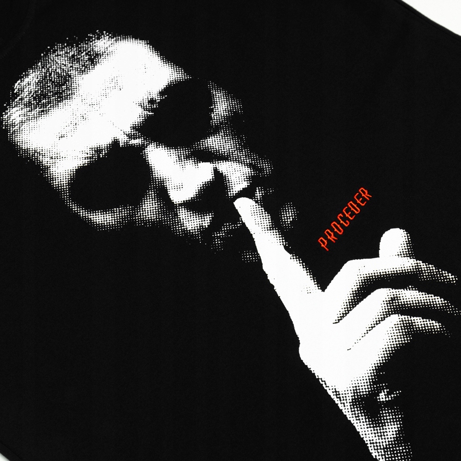 CHADA Proceder Koszulka T-shirt HUSH Czarna / XXL Model HUSH