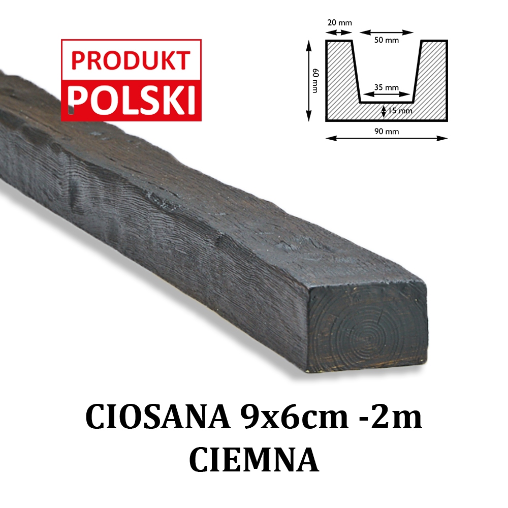 

belka dekoracyjna imitacja 9x6 2m