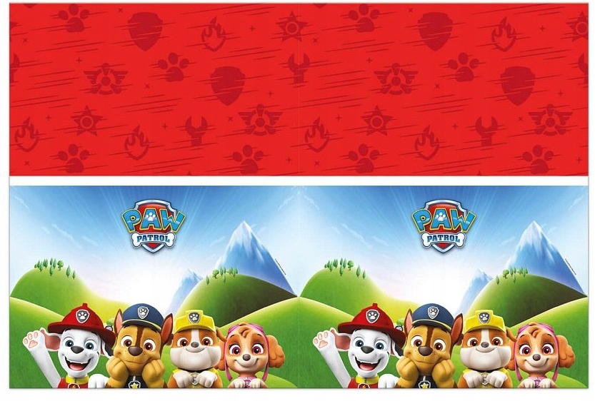 Obrus jednorazowy Psi Patrol 120x180 cm Urodziny