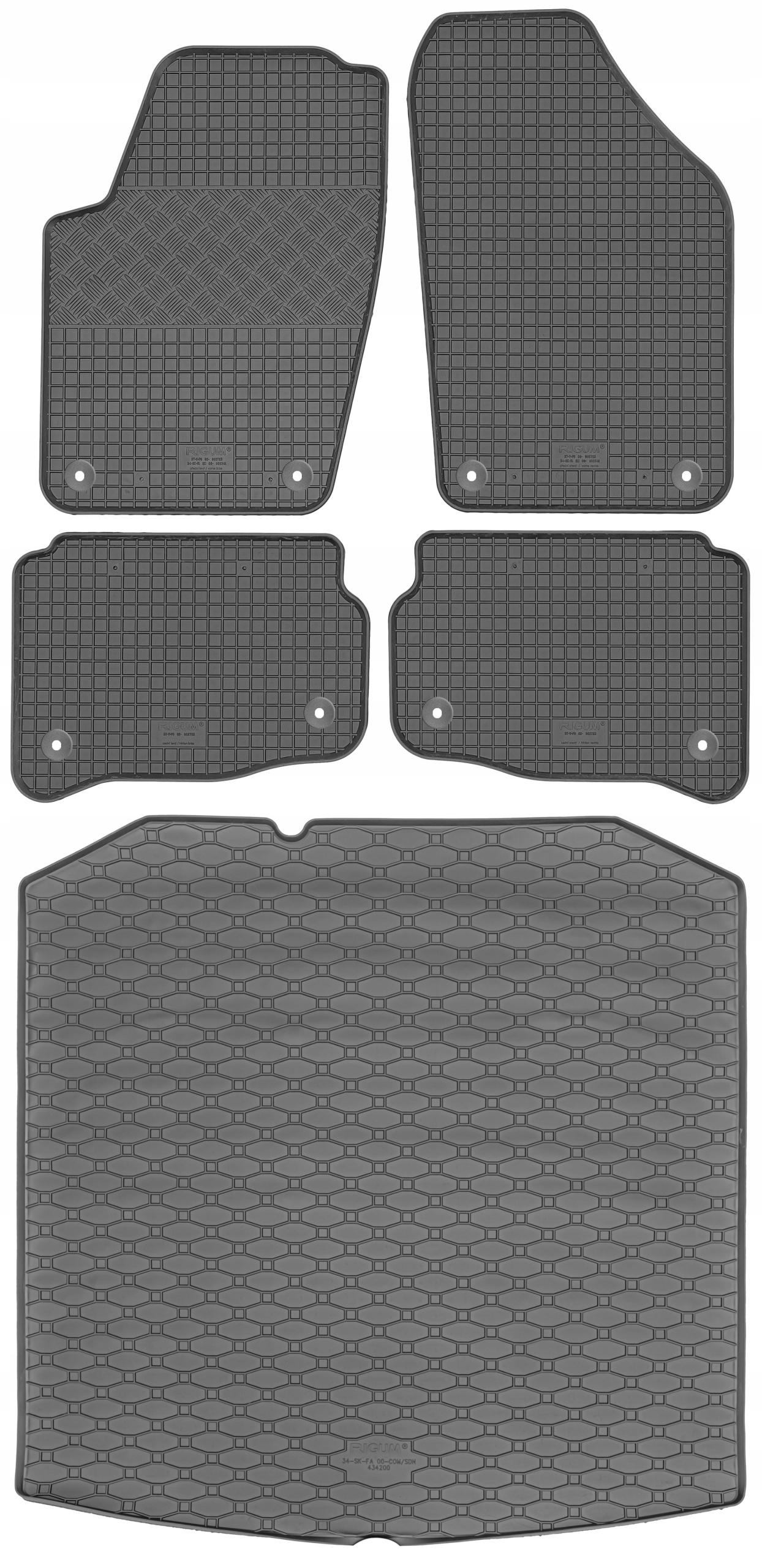Škoda Fabia I Kombi 2000-2008 Matrac batožinového priestoru koberčeky