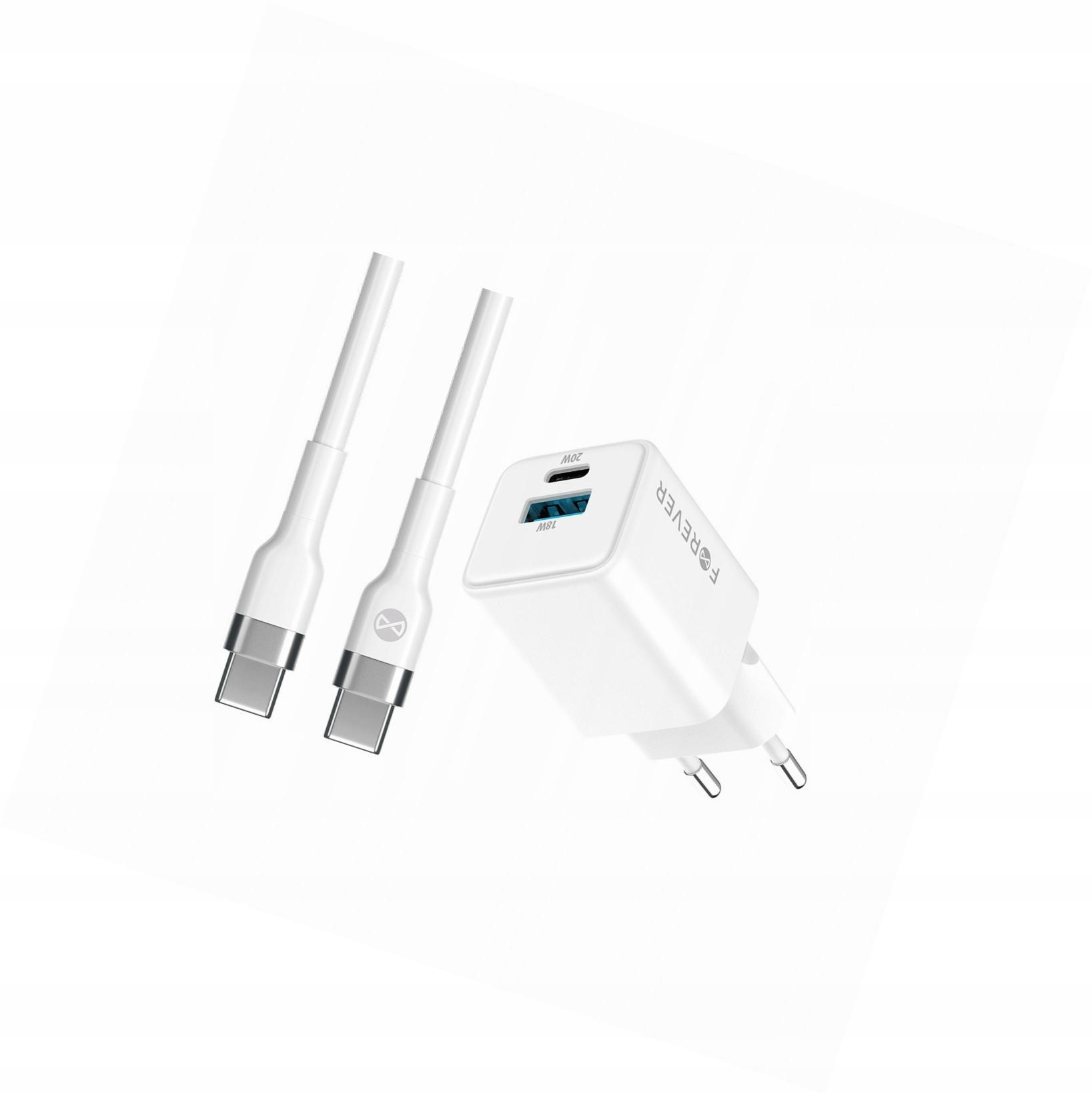 Szybka ładowarka GaN 20W Usb i Usb-c z kablem do Xiaomi Redmi Note 8 Pro