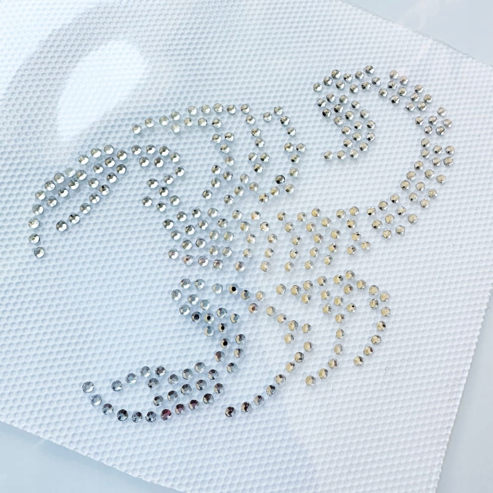 Naprasowanka na odzież z cyrkoniami - Skorpiony 17 x 8,6 cm Marka inny