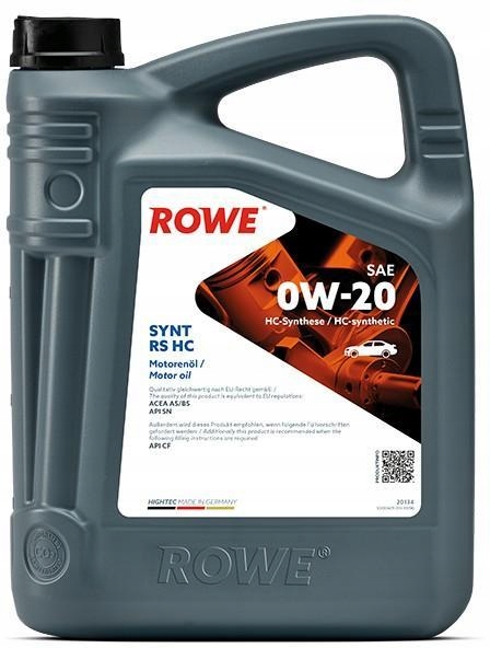 ROWE OLEJ HIGHTEC SYNT RS HC 0W20 5L