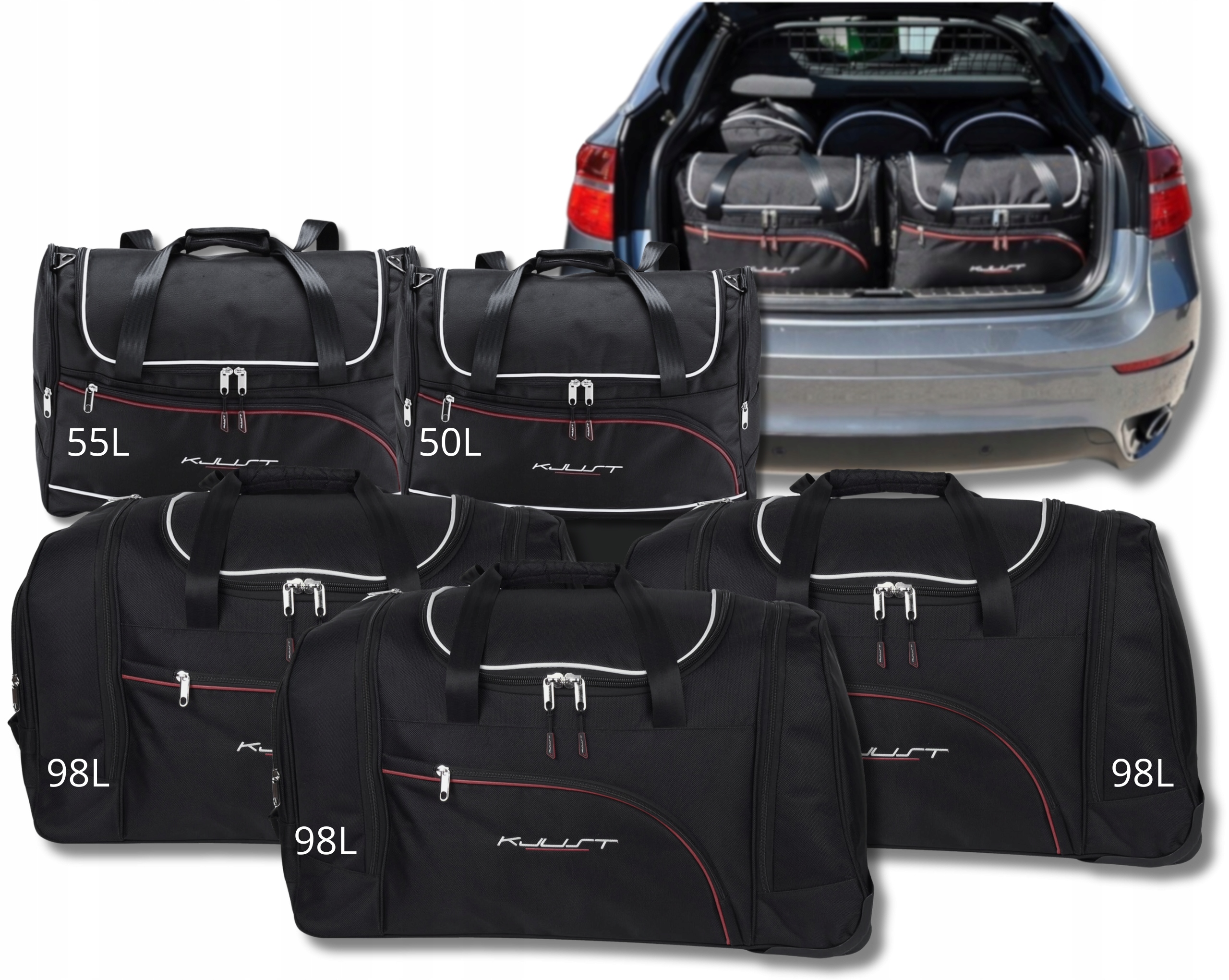 Cestovná Taška Do Kufra Bmw X6 2008-2014 5 ks