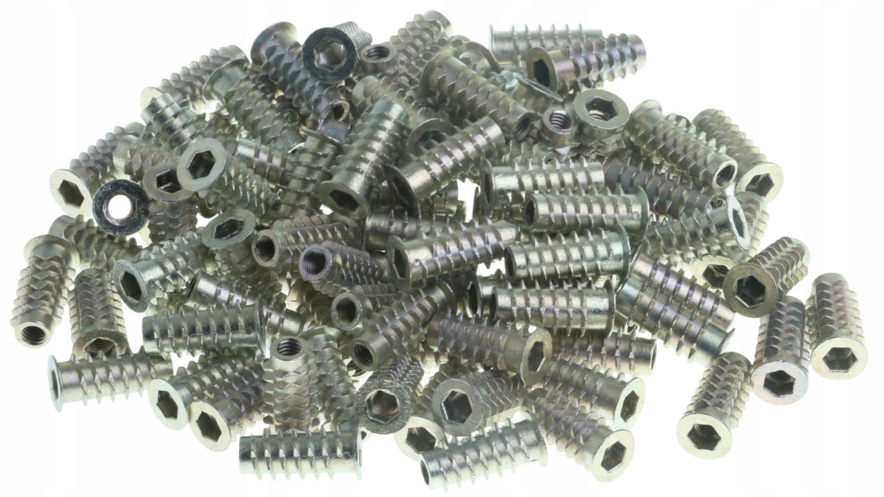 Nátrubek S Kolínkem A Kuželovým Vnějším Závitem M6 x 25 mm Mufy 100 ks