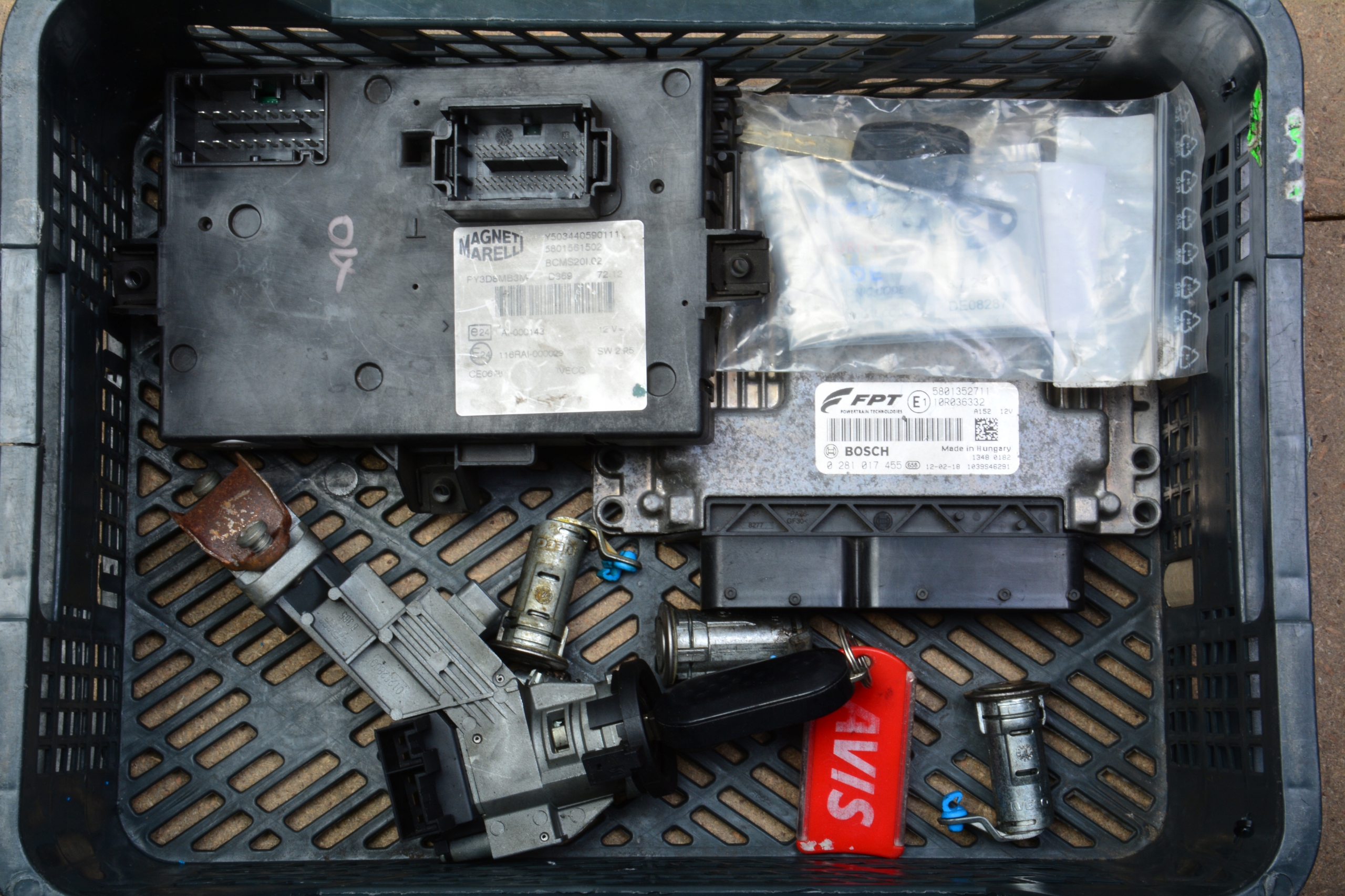 IVECO DAILY 2.3 2012 ZESTAW DO ODPALENIA KOMPUTER