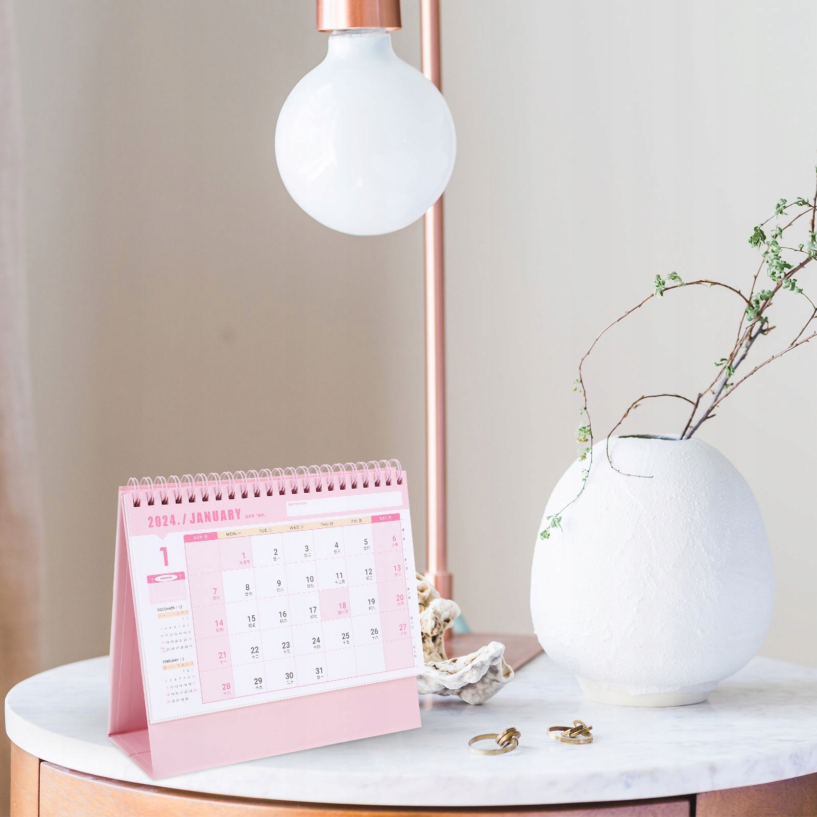 Ozdoby Kalendarz na biurko Marka inny