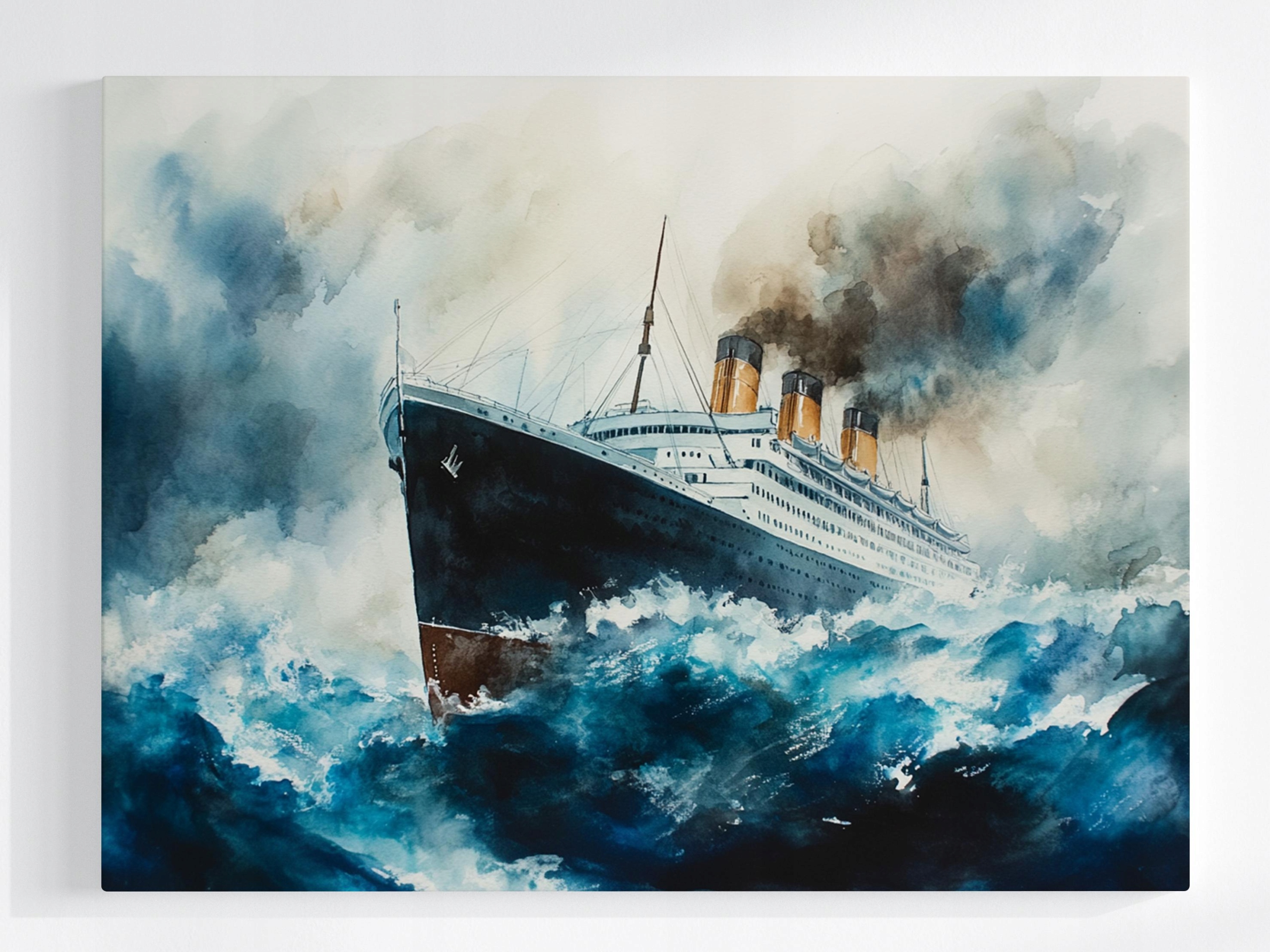 Obraz Na Plátně Canvas Voda Loď Liniovník Transatlantik Titanic 100x75